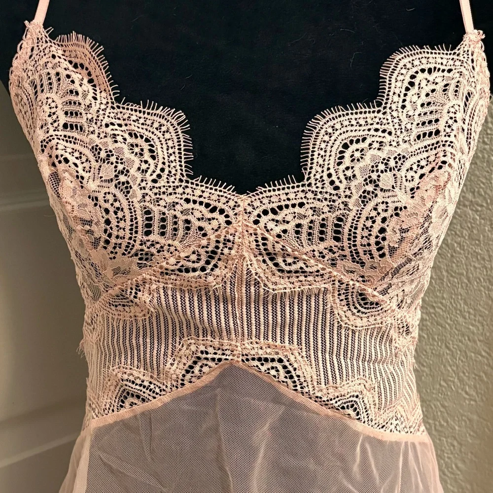 Victoria's Secret Blush Lace Chemise